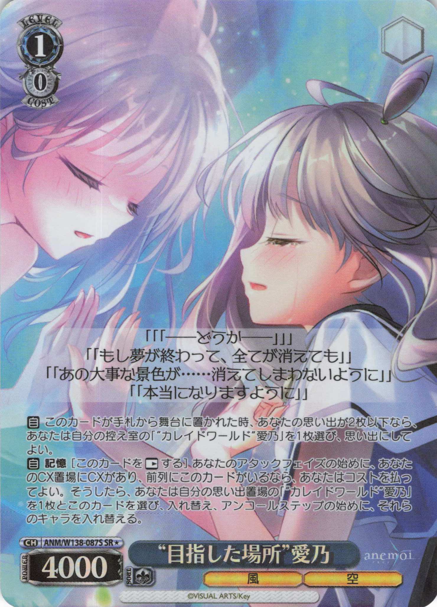 “目指した場所”愛乃(SR)(ANM/W138-087S)